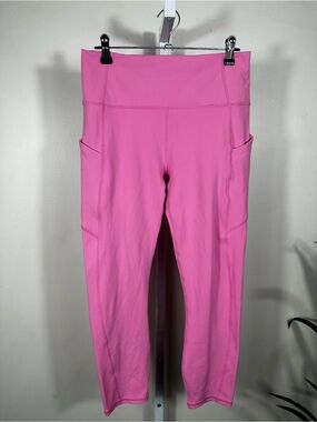 S312. Fabletics PureLuxe Pink High Waisted Leggings High Waisted